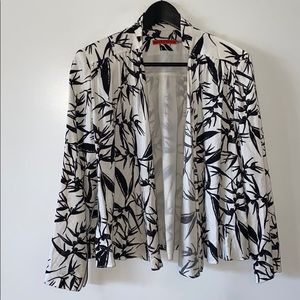 Alice + Olivia flowy  cropper blazer